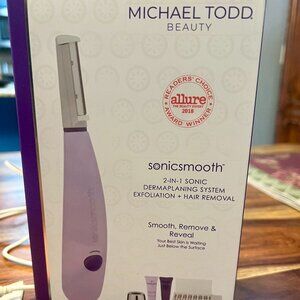 Sonicsmooth 2-in-1 Dermaplane Razor for Women - Exfoliation + Hair Removal